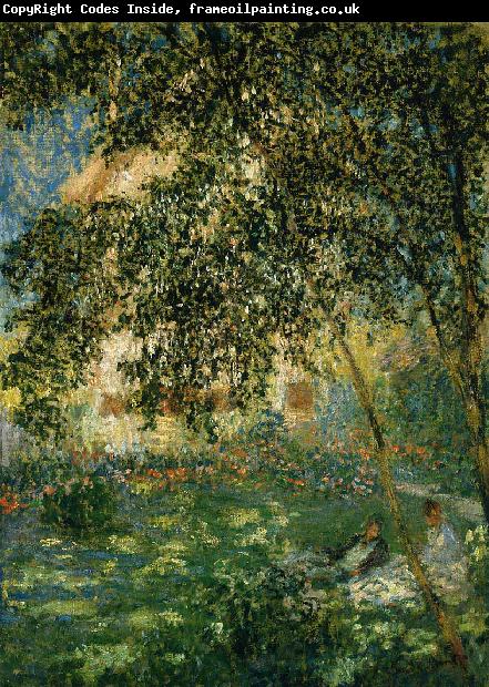 Claude Monet Le repos dans le jardin